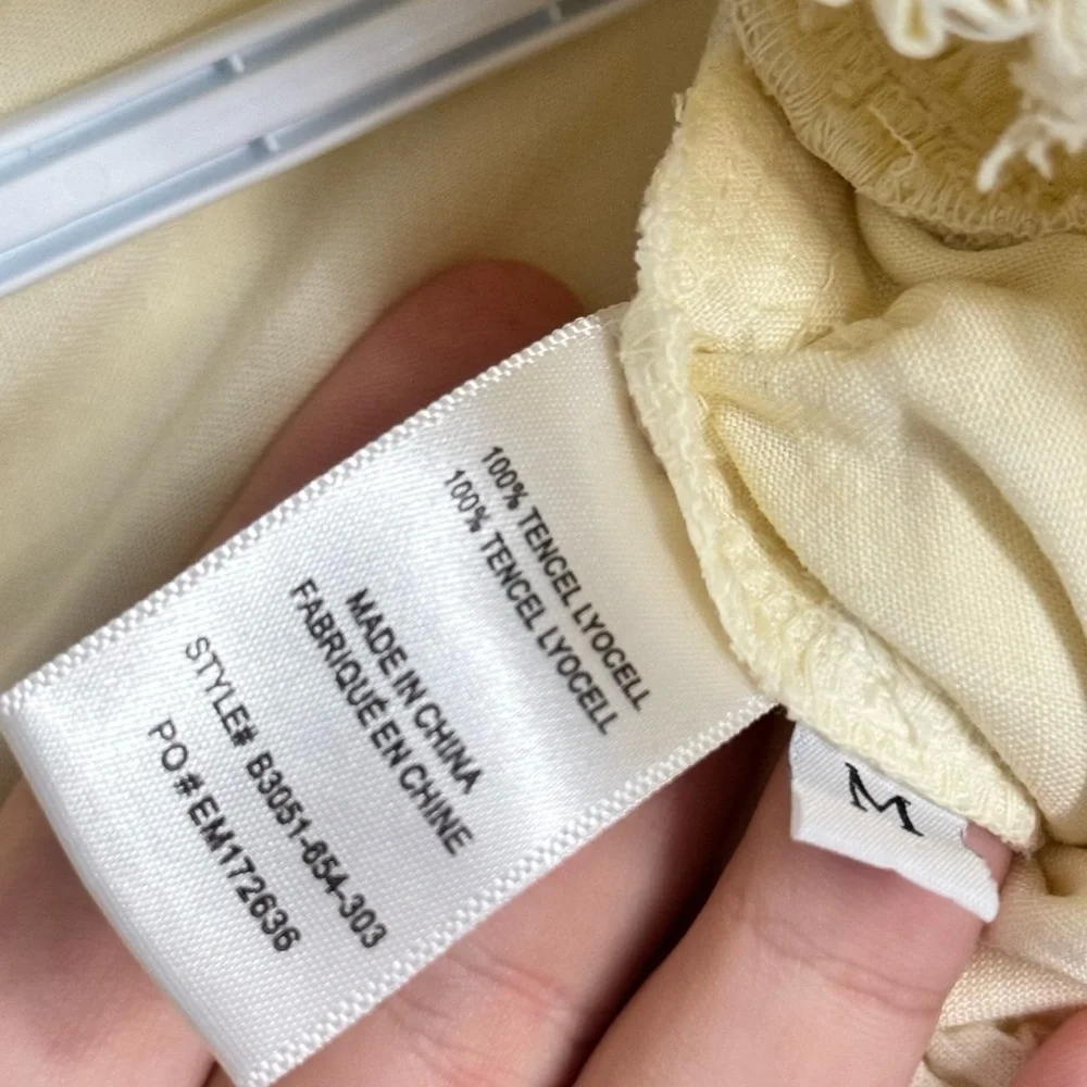 Cloth & Stone Light Cream Wide Leg Pants - Picture 5 of 6